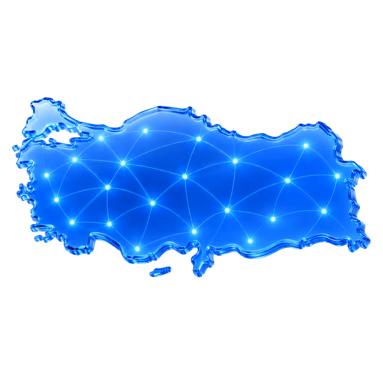 Türkiye hizmet haritası illüstrasyonu
